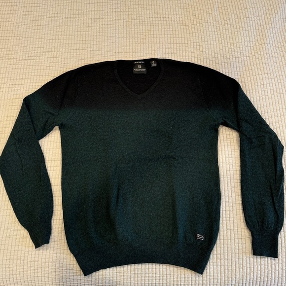 Scotch & Soda Ombré Green Black Sweater - M - Picture 2 of 6